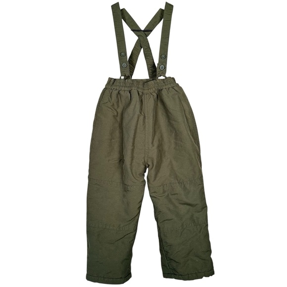 THE CHILDREN’S PLACE Fleece Lined Nylon Snow Pant Overalls - Picture 2 of 7